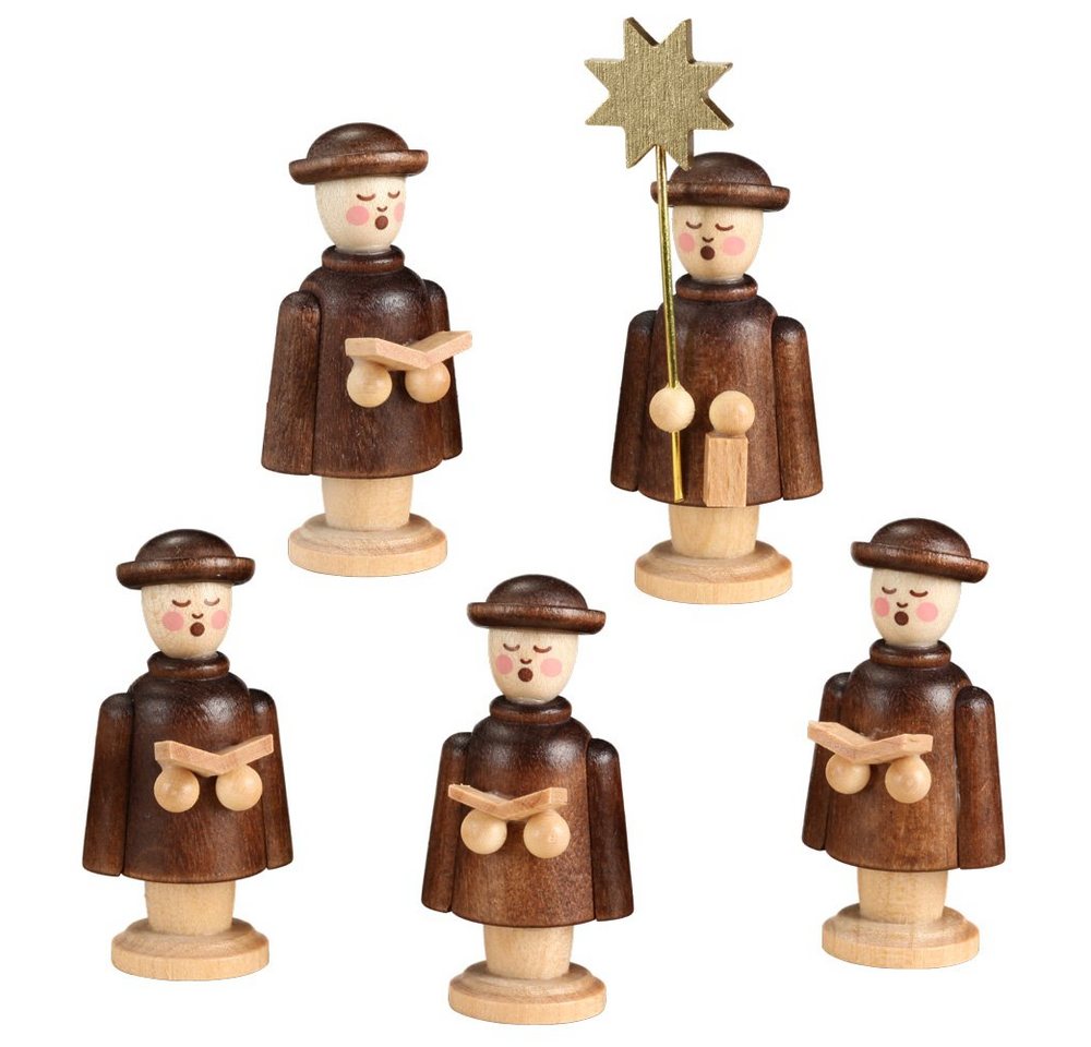 Volkskunstwerkstatt Unger Weihnachtsfigur Kurrendefiguren 5er Set von Volkskunstwerkstatt Unger