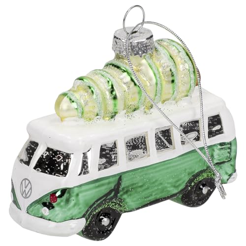 Volkswagen 3A2087790GT1 Weihnachtsbaumanhänger VW T1 Bulli Tannenbaum Weihnachten Schnee Glitzer, grün Volkswagen 3A2087790GT1 Weihnachtsbaumanhänger VW T1 Bulli Tannenbaum Weihnachten Schnee Glitzer, grün von Volkswagen