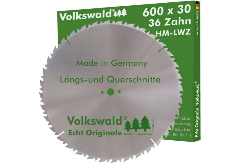 Volkswald Sägeblatt Volkswald® HM-Sägeblatt LWZ 600 x 30 mm Z=36 von Volkswald