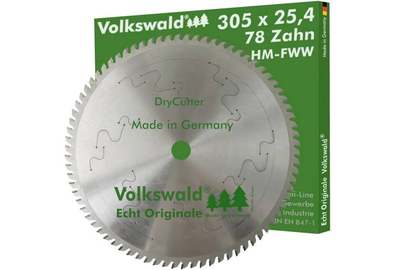 Volkswald Sägeblatt Volkswald ® HM-Sägeblatt DryCutter FWW 305x25,4 mm Z= 78 von Volkswald