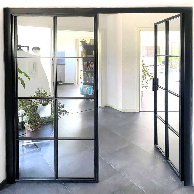 LOFTGLAS DOPPELDREHTÜR aus Stahl und Glas mit Auswahlmöglichkeiten von LOFTGLAS