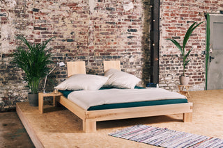 Vollholz Singlebett Kiefer inklusive Zubeh?r - 120x220 / schmal / 14.5 cm von Vollholz Shop