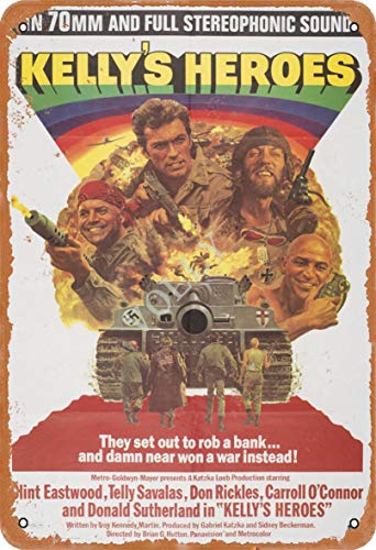 Volly Kelly'S Heroes Retro verhindern Blendung klassische schicke Spaß Kunst Mode Metall Wanddekoration Blechschild geeignet für Küche Wohnzimmer Bar Cafe Dekoration von Volly