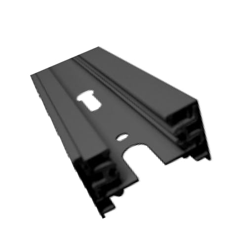 1 Meter schwarze Zwei-Wege-Schiene, ideal für die Schaffung von Organisations- und Designlösungen in Räumen. Perfekt für Regale, Halterungen und DIY-Projekte. Funktionalität und Stil in einem. von VoltShine