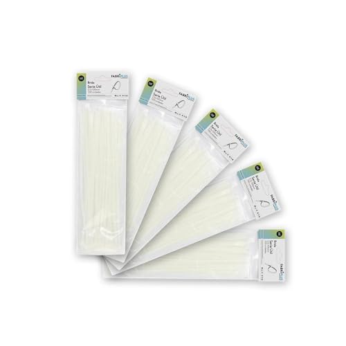 Beutel mit 100 weißen Kabelbindern, 2,5 x 100 mm, aus Nylon 66. Sie sind robust und langlebig, perfekt für Organisations- und Befestigungsprojekte. von VoltShine