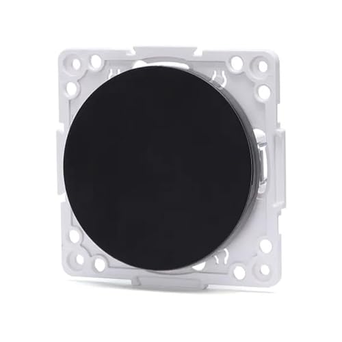 Deutscher 1-Weg Schalter und 1 Schlüssel in modernem elegantem Schwarz fügt sich nahtlos in Ihre Einrichtung ein Design und Qualität ideal für jeden Raum in Ihrem Zuhause. von VoltShine