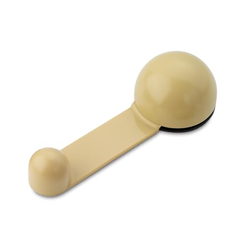 Drehbarer Haltestopper, selbstklebend, beige, mit einfacher Installation, ideal zum Halten von Türen und zur Vermeidung von Stößen. von VoltShine