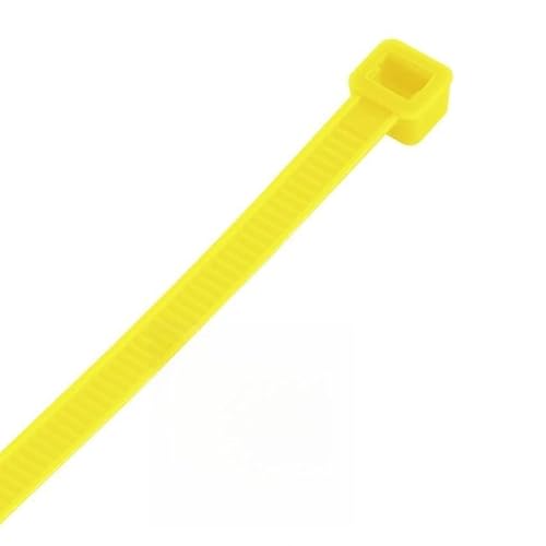Kabelbinder aus Nylon, 4,8 x 250 mm, Gelb, 30 Stück, perfekt zum effizienten Befestigen und Organisieren von elektrischen Kabeln und Gegenständen von VoltShine