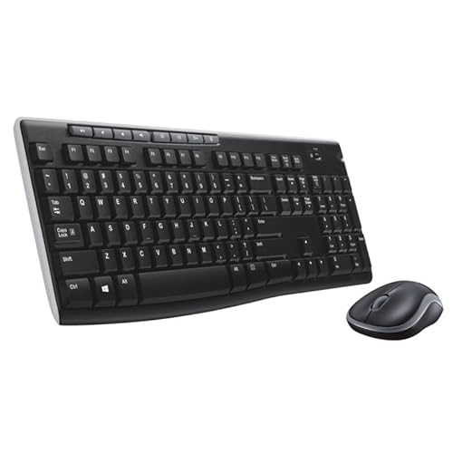 Kabellose Tastatur und Maus – Kombination mit 2,4 GHz Technologie, spanisches Design, zuverlässige und Bequeme Verbindung für Zuhause oder im Büro von VoltShine