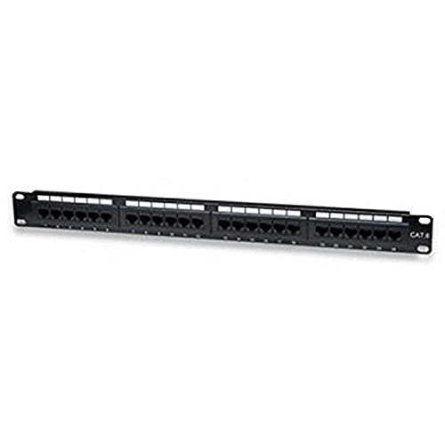 Patchpanel, 24 Ports, 19 Zoll, für UTP Cat.6 Kabel, ideal für Hochgeschwindigkeitsnetzwerke Patchpanel, 24 Ports, 19 Zoll, für UTP Cat.6 Kabel, ideal für Hochgeschwindigkeitsnetzwerke von VoltShine