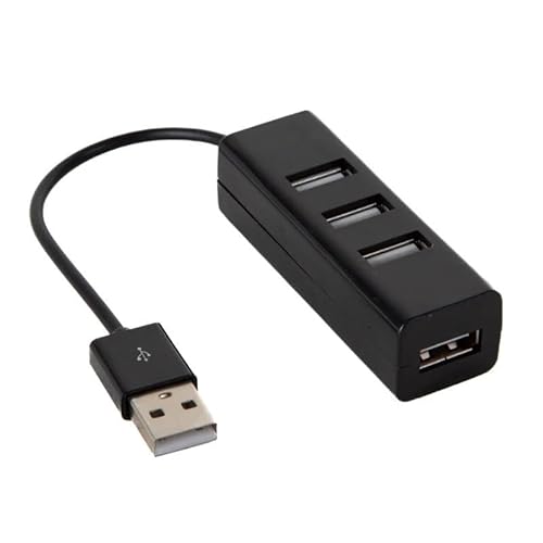 USB-2.0-Hub mit 4 Anschlüssen, schnelle und einfache Verbindung, ideal zum Erweitern von Ports und zum gleichzeitigen Anschluss mehrerer Geräte. von VoltShine