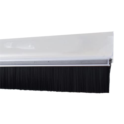 VoltShine 1 m transparenter PVC-Zugluftstopper mit Fransen, ideal zum Abdichten von Türen und Fenstern, verhindert Zugluft und spart Energie. von VoltShine