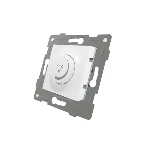 VoltShine Dimmer - Einbaudimmer für LED-Lichter, weiß, ermöglicht Einstellung der Lichtstärke, kompatibel mit verschiedenen Arten von LEDs. * von VoltShine