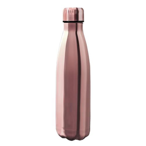 VoltShine Doppelwandige Thermosflasche, 500 ml, Edelstahl, Roségold, ideal für heiße oder kalte Getränke und den täglichen Gebrauch. von VoltShine