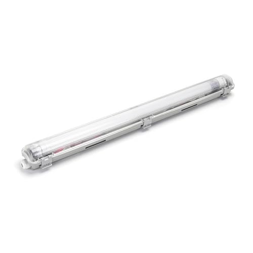 VoltShine Dreiphasige LED-Taschenlampe mit 1 Röhre, 0,6 m, 9 W. Ideal für effiziente und dauerhafte Beleuchtung in weiten Räumen, um Sichtbarkeit und Sicherheit bei jeder Verwendung zu gewährleisten. von VoltShine