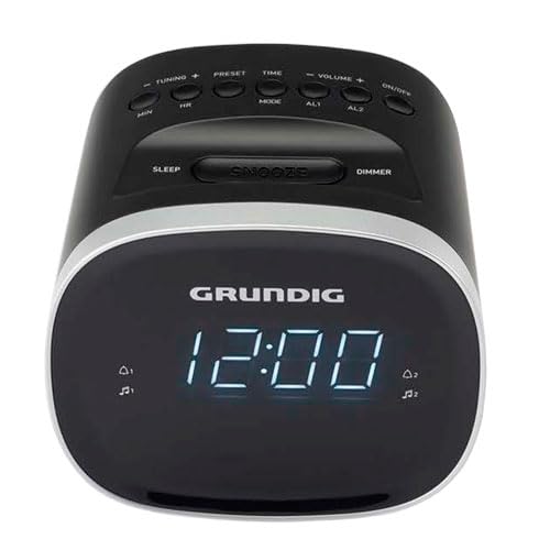 VoltShine Dual-Wecker mit Radio, LED-Display, Snooze-Funktion und einstellbaren Alarmen, ideal für den einfachen Start in den Tag. von VoltShine