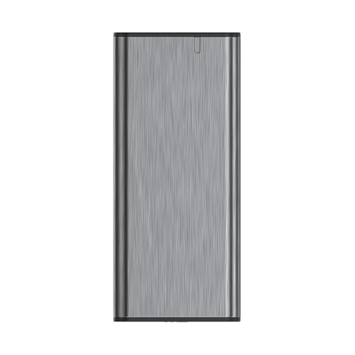 VoltShine Externes Gehäuse M.2 SATA auf USB 3.1 Gen 1, grau, ideal für tragbare Lagerung und schnelle Datenübertragung. von VoltShine