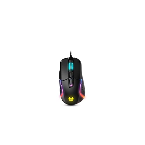 VoltShine Gaming-Maus mit RGB-Hintergrundbeleuchtung, ergonomischem Design, Mehreren programmierbaren Tasten und hoher optischer Präzision für EIN überlegenes Spielerlebnis von VoltShine
