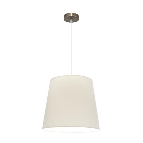 VoltShine Hängeleuchte mit 1 Anschluss E27, Design aus Leder und Breite, Maße 40 x 40 cm, ideal für moderne Räume von VoltShine