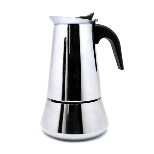VoltShine Induktions-Kaffeemaschine mit 10 Tassen, kompaktes Design, schnelles Aufheizen; ideal für die Zubereitung von Kaffee zu Hause oder im Büro. von VoltShine