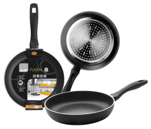 VoltShine Induktionspfanne aus Aluminium, 26 cm, leicht und mit hoher Leitfähigkeit, ideal zum Kochen und Anbraten von Lebensmitteln. von VoltShine