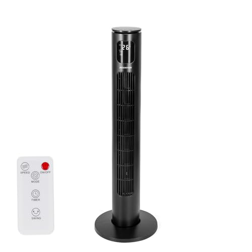 VoltShine Intelligenter WLAN-WB-Turmventilator: Kontrollieren Sie die Temperatur Ihres Hauses von überall aus. Leise, elegant und effizient, genießen Sie eine frische und angenehme Atmosphäre. von VoltShine