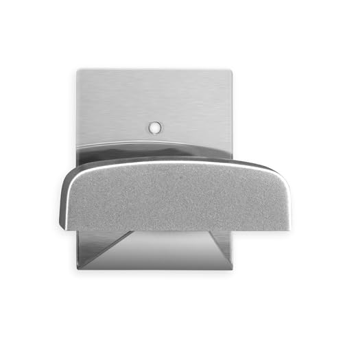 VoltShine Klebehaken verchromt matt, robust ideal für die Organisation und Maximierung von Räumen zu Hause oder im Büro. von VoltShine