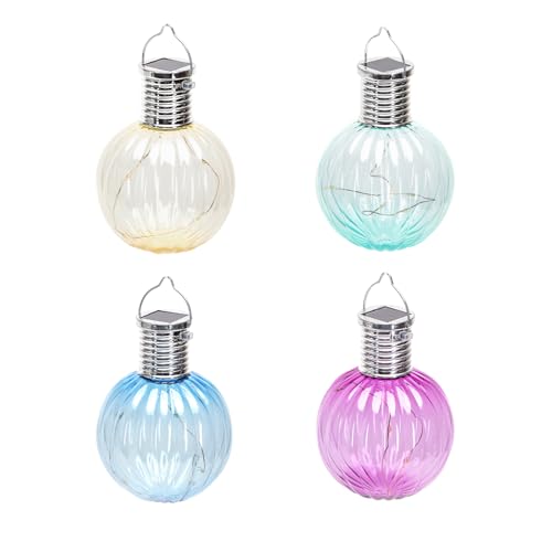 VoltShine LED-Solarleuchte für Rasen, Design aus Edelstahl mit gemischten Farben. Bietet eine warme Beleuchtung von 3000 K, ideal für die Verschönerung Ihres Gartens. von VoltShine
