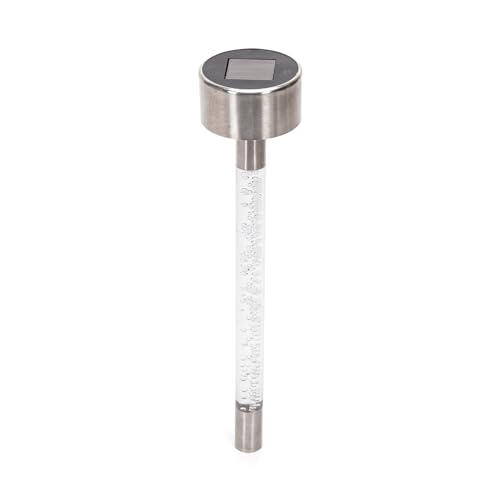 VoltShine LED-Solarleuchte aus Edelstahl 2700 K, ideal für Außenbeleuchtung und Gartendekoration. von VoltShine