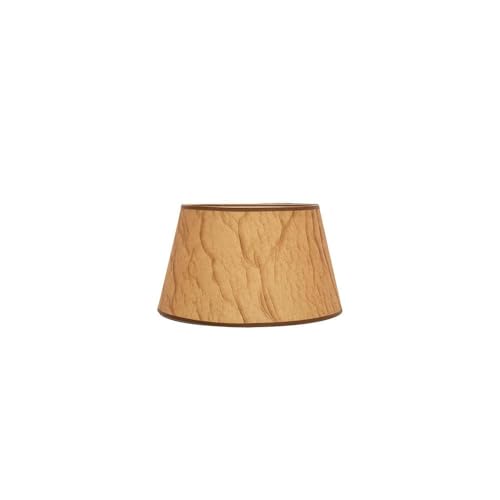 VoltShine Lampenschirm mit konischer Form, Maße 20 x 15 x 12,5 cm, Pergament-Design, ideal für Dekoration und Atmosphäre im Innenbereich. von VoltShine