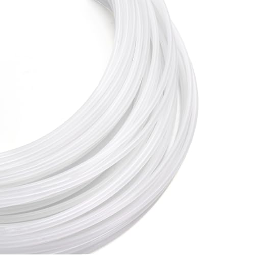 VoltShine Nylon-Kabelspanner, 3 mm Durchmesser, 20 m, weiß, ideal zum Sichern und Organisieren aller Arten von Kabeln zu Hause oder im Büro, robust und langlebig. von VoltShine