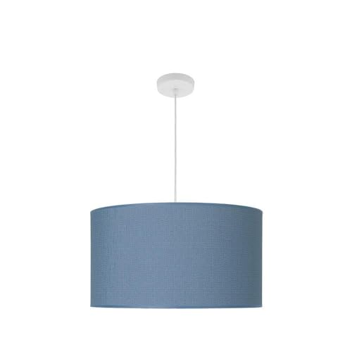 VoltShine Pendelleuchte 3 x e27, weiß und blau, 50 x 50 cm mit Diffusor, ideal für die Beleuchtung und Dekoration moderner Räume. von VoltShine