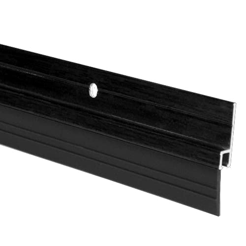 VoltShine Schwarze Aluminiumdichtung mit Kautschuk, 1 m, ideal zum Abdichten von Türen und Fenstern, verbessert die Isolierung und reduziert Zugluft. von VoltShine