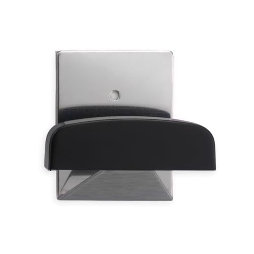VoltShine Schwarzer Aufhänger, einfache Installation, robust, ideal zum Organisieren von Räumen und Aufhängen von Gegenständen ohne Bohren. von VoltShine