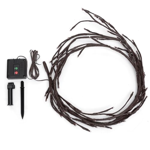 VoltShine Simulierte Solarpflanzen, Linie Petardo, 2 m + 1,8 m, 72 LEDs. Perfekt, um Ihren Garten mit Charme und Stil zu beleuchten und eine magische und gemütliche Atmosphäre in Ihren Außenbereichen von VoltShine