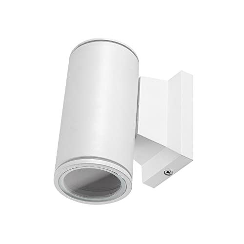 VoltShine Unidirektionale weiße GU10-Wandleuchte, ideal für elegante und moderne Beleuchtung. Ohne Lichtquelle im Lieferumfang enthalten, perfekt, um gemütliche Atmosphäre in jedem Raum zu schaffen. von VoltShine