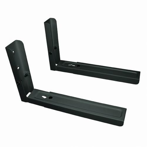 VoltShine Verstellbarer Mikrowellenständer in Schwarz mit robuster Struktur, einfache Installation und Kapazität für Verschiedene Modelle. Platzsparend. von VoltShine