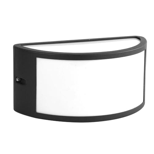 VoltShine Wandleuchte für den Außenbereich aus Aluminium, mit E27-Sockel, Schutzart IP44, Maße 13 x 25 x 12 cm, ideal für den Außenbereich von VoltShine