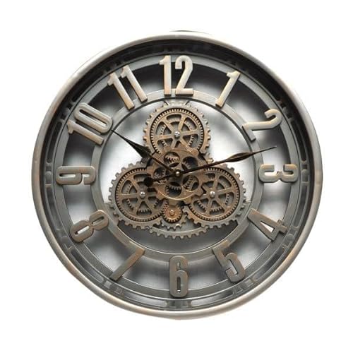 VoltShine Wanduhr 50 x 50 x 7 cm mit beweglichen Zahnrädern, ideal zum Dekorieren und verleiht jedem Raum einen Vintage-Touch. VoltShine Wanduhr 50 x 50 x 7 cm mit beweglichen Zahnrädern, ideal zum Dekorieren und verleiht jedem Raum einen Vintage-Touch. von VoltShine