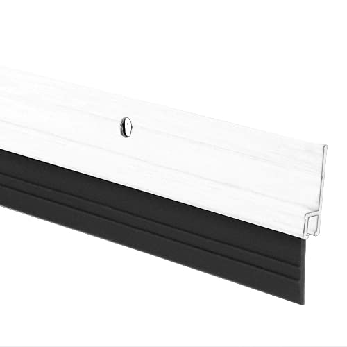 VoltShine Weiße Aluminiumdichtung mit Kautschuk, 1 m Länge, ideal zum Abdichten von Türen und Fenstern, verhindert Lecks und verbessert die Isolierung. von VoltShine
