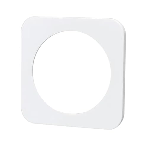 Weiße Glaswandplatte, 1 Schlüssel, elegantes Design, ideal zum Schalten von Lichtern und zur Verschönerung der Innenausstattung. von VoltShine