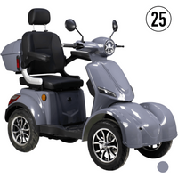 Volta VM6 4-Rad Seniorenmobil 25¿km/h – Grau, 1000¿W, 50¿km Reichweite, VRLA-Gel-Akku Volta VM6 4-Rad Seniorenmobil 25¿km/h – Grau, 1000¿W, 50¿km Reichweite, VRLA-Gel-Akku von Volta Motor