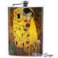 Der Kuss 8Oz Flask von VoltarelDesigns