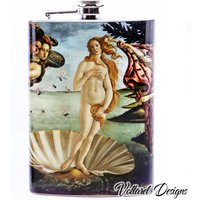 Die Geburt Der Venus 8Oz Flask von VoltarelDesigns