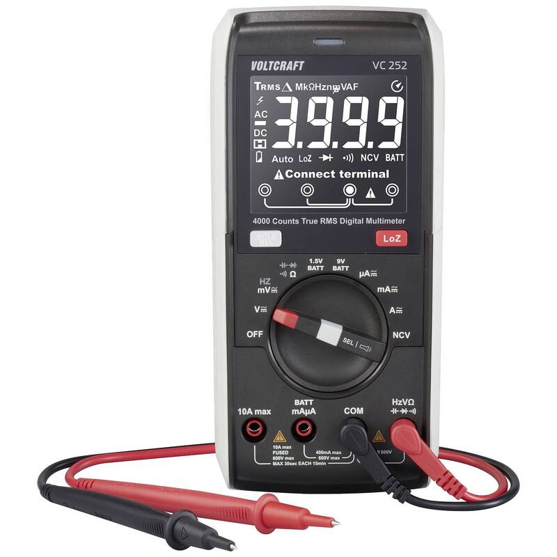 B-Ware VOLTCRAFT VC252 Digital Multimeter Hand-Multimeter True RMS 600V 10A B-Ware VOLTCRAFT VC252 Digital Multimeter Hand-Multimeter True RMS 600V 10A von Voltcraft