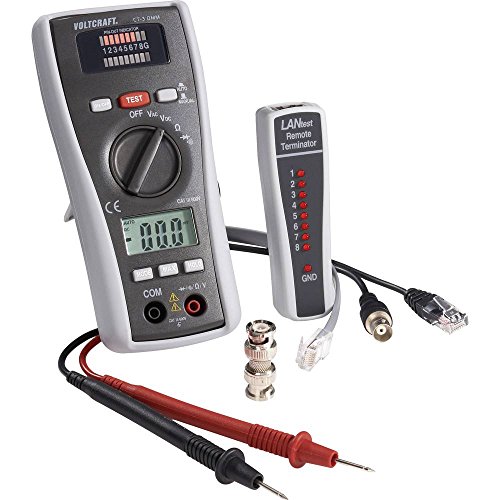Kabeltester CT-3 DMM VOLTCRAFT Geeignet für BNC, RJ11 und RJ45 Kabeltester CT-3 DMM VOLTCRAFT Geeignet für BNC, RJ11 und RJ45 von Voltcraft