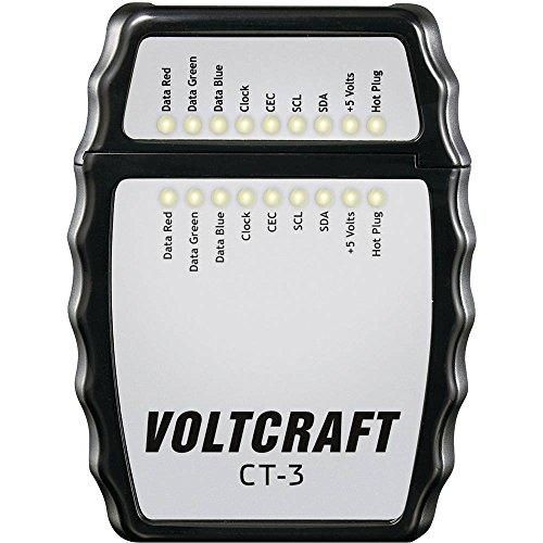 Kabeltester CT-3 VOLTCRAFT CT-3 Geeignet für HDMI-Kabel Typ A, von Voltcraft