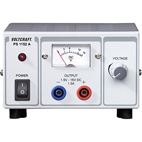 Labornetzgerät, einstellbar VOLTCRAFT PS-1152 A 1.5-15 V/DC 1.5-1 A 22.5 W Anzahl Ausgänge 1 x von Voltcraft