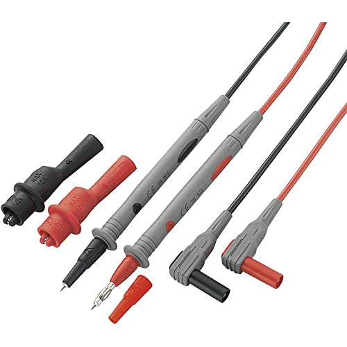 Sicherheits-Messleitungs-Set 1.20 m Schwarz, Rot VOLTCRAFT MS-2 von VOLTCRAFT