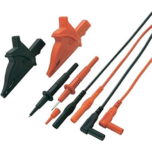 Sicherheits-Messleitungs-Set 1.20 m Schwarz, Rot VOLTCRAFT MS-5 von Voltcraft